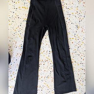Girlfriend Collective Black Flare Leggings Size Medium